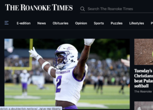 Roanoke Times screenshot